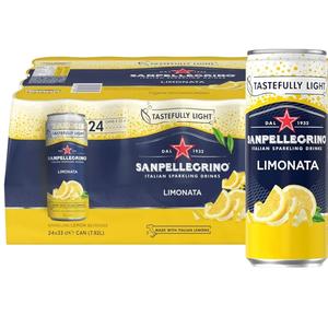 San Pellegrino Limonata Sparkling Lemon Drink - Pack of 24 x 330ml