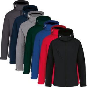 Ladies Softshell Hooded Jacket Water Resistant Windproof Outdoor Fleece Lined