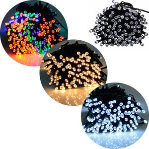 ATRACTIVOLL 50/100/200LED raindrop solar light string,8 different modes, house decoration outdoor waterproof decorative light string