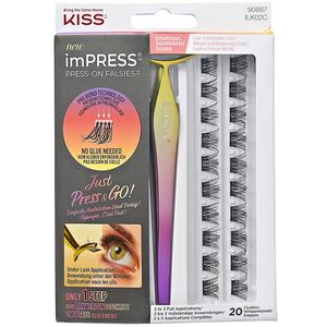 Kiss imPRESS Press-on Falsies Lash Kit - Voluminous Eyelashes Makeup