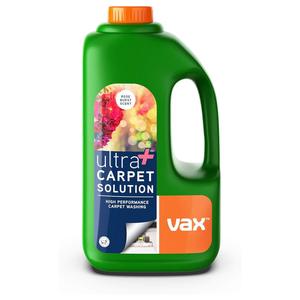 Vax Ultra+ 1.5 Litre Carpet Cleaner Solution | High Performance Carpet Washing - 1-9-137771, Green Cleaning Household