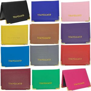 Schnazz - Travel Card Bus Pass Holder, Credit Card and ID Card Holder for Men and Women Soft Leather, Card Cases & Money Organisers