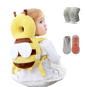 Toddler Baby Head Protection Cushion Backpack with Adjustable Strap