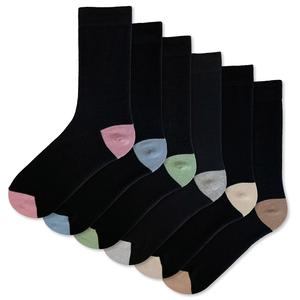 Ladies Socks 6 Pairs Black Ankle Cotton Rich Work Everyday Socks Size UK 4-8 Breathable Casual Comfort Comfortable Fit Formal Womenswear Ankle Socks Outdoor Soft Accessory Ribbed Style Fabric