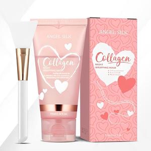 Collagen Overnight Wrapping Mask – Peel-Off Facial Mask with Hydrolyzed Collagen for Dry and Dehydrated Skin | Korean Skin Care & Skin Repair night  face Hydrating Moisturizing