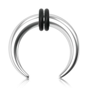 Oufer Stainless Steel Cresent Horseshoe Pincher Septum Ring 8-16 Gauges