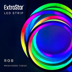 Extrastar LED Neon Strip Light - Multi-colour for Home and Party Decorations - 5m Length