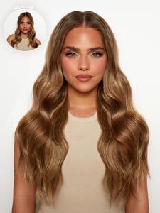 18' 1 Piece Hidden Halo Brushed Out Wave Hair Extensions