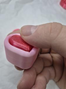 ASMR Fidget Toy Stress Relief - Clicky Heart Button with real mechanical keys love valentines antistress toys