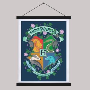 Harry Potter "Hogwarts Crest"  Crystal Art Scroll Diamond Painting by Craft Buddy 40x50cm