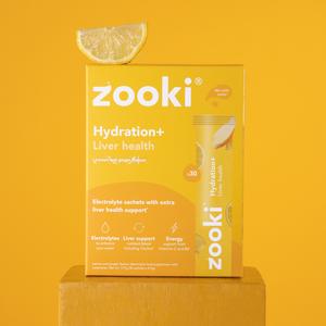 Hydration+ Liver Health Electrolyte Sachets - High Strength Electrolytes with added Milk Thistle, Vitamin C, Vitamin B6, Selenium and NAC for advanced hydration and liver support