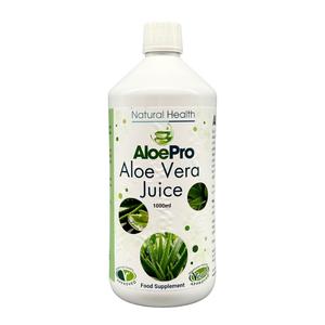 AloePro Aloe Vera Juice - 1000ml Natural Aloe Leaf Juice from the Inner Leaf