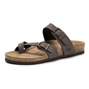 FITORY Women's Summer Slide Sandals,Girl Footwear Breathable Open Toe,Comfy Casual Soft Cork Footbed,Adjustable Strap Buckle,Comfort Arch Support Flat Sandals