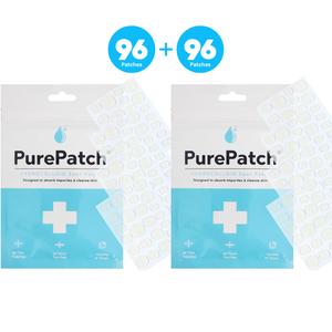 PurePatch Hydrocolloid Spot Patches 192 Pack -  Designed To absorb impurities & Cleanse Skin Acne Skincare Tea Tree Redness Salicylic Salicylic Acid