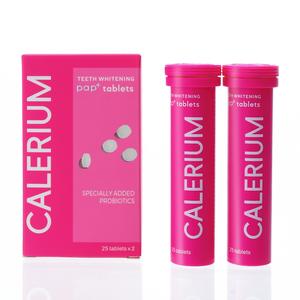 On-the-Go Toothpaste Tablets- Long-Lasting Fresh Breath, Eco & Travel Friendly, Advanced Oral Care- 2 Bottles x 25 Tablets