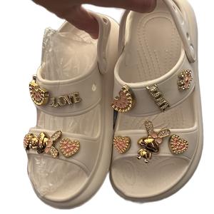 Girls ladies white sandal croc for shoes footwear for girls 12 charms included