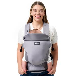 Momcozy Newborn Baby Carrier with Adjustable Neck Support for 0-6 Months Babies 7-25 lbs Comfortable Secure Design Ideal for Hands-Free Parenting