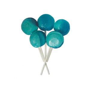 Blue Raspberry lollies x 4