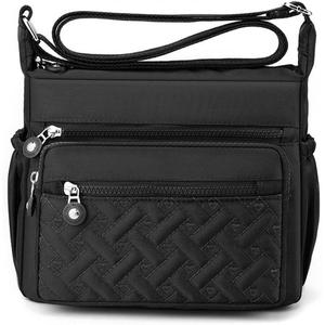 Womens Multi Pocket Casual Waterproof Crossbody Handbags Shoulder Messenger Bag for Travel Hiking Daily