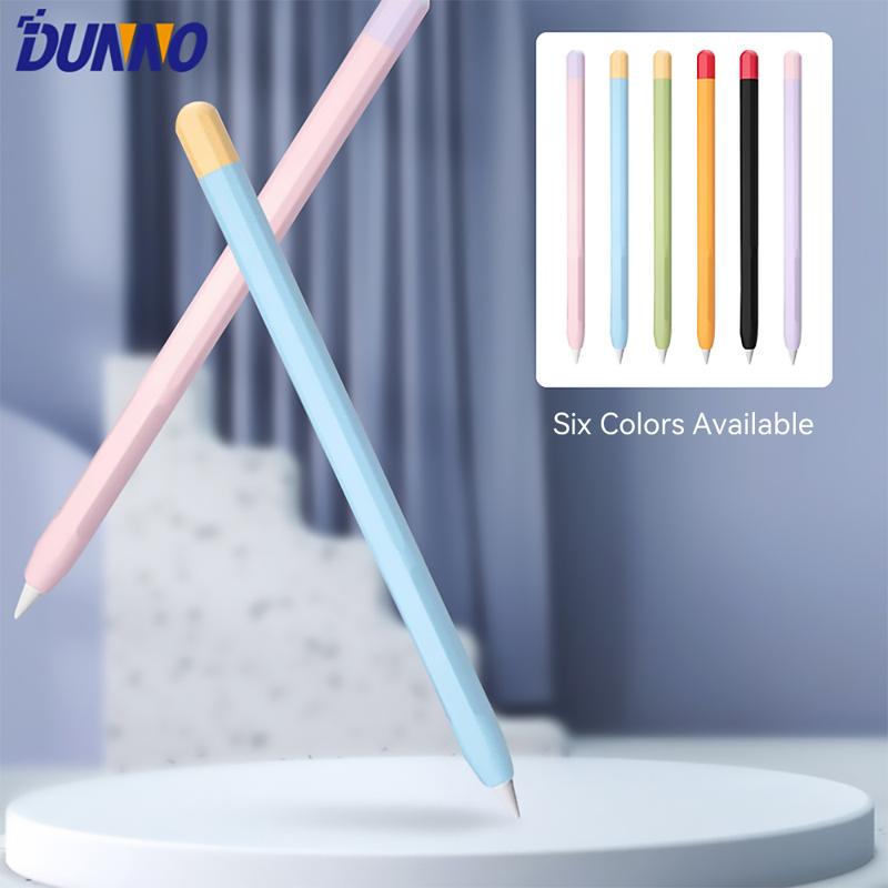  Vỏ Apple Pencil 1   2 Vỏ bút Pencil Vỏ bảo vệ Bút cảm ứng máy tính bảng Thích hợp cho Apple Pencil 2 1st và 2nd Được làm bằng silicon mềm 