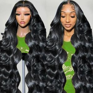 36 Inch Long Lace Front Wigs Human Hair Pre Plucked 180 Density Body Wave Lace Front Wigs Human Hair 13x4 Lace Frontal Glueless Wigs Human Hair Pre Plucked Brazilian Virgin Human Hair Wig for Women