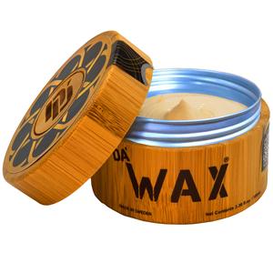 Da’Wax Hair Wax 100ml – Strong Hold Hair Wax for Men in Bamboo Jar and Hessian Gift Bag - Natural Matte Finish