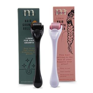 Hair Growth Roller (Dermaroller): can help improve growth & thickness | 1.0mm Dermaroller | UK small business Hair Care Blend