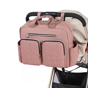 [MissLulu Bags] Versatile Diaper Changing Tote Bag with Built-In Changing Mat Thermal Insulation Waterproof Design (37x15x37cm/5 Colours)