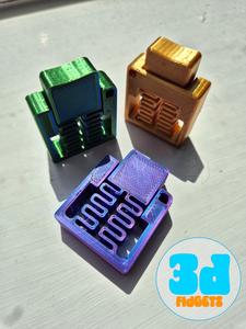 Springy colourful push button fidget toy 2024 craze trending adults