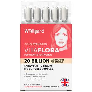Wellgard Vitaflora For Women, Probiotics for Women, Intimate Flora Female Probiotics, Women Probiotics, Supplements Women, Vitamins Women, Natural Alternative to Boric Acid