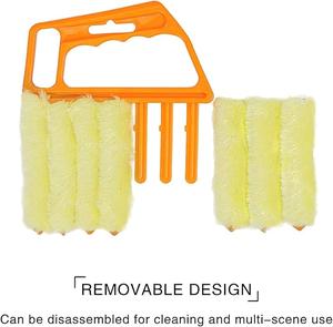 Window Blind Cleaning Brush, Handheld Blind Cleaner Duster, Car Air Vent Cleaning Brush,  Household Cleaning Tools.