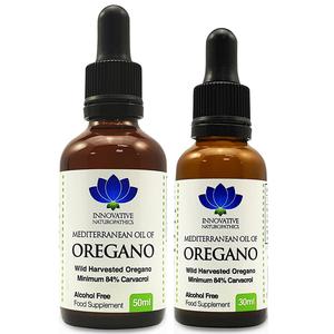 Innovative Naturopathics Oregano Oil 30ml or 50ml - Wild Mediterranean Oil of Oregano, Easy Dropper Applicator, Strengthening Properties for Hair & Promoting Hair Growth Haircare