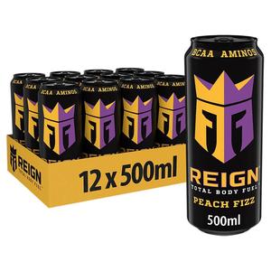 Reign Peach Fizz Energy Drink Can 500ML -Pack of 12