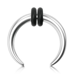 Multi Gauge 8-16G Stainless Steel Cresent Horseshoe Pincher Water Buffalo Nose Ring mens accessories