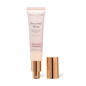 Sculpted by Aimee Second Skin Dewy Foundation | Medium Coverage + Collagen Boosting | 30 Shades
