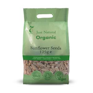 Just Natural Organic Org Sunflower Seeds 125g