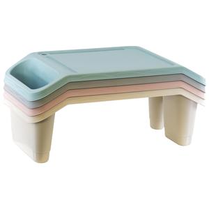 GEEZY Portable Bed Tray & Drink Holder (Cream/ Blue/ Pink or Grey)