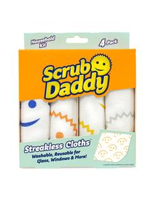 Scrub Daddy Streakless Cloths - 4 pack Cleaning Cloths