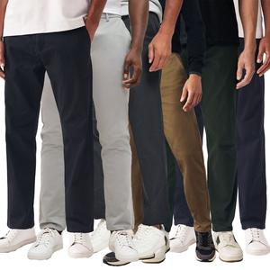 G72 Mens Stretch Chino Trousers Summer Cotton Slim Regular Straight Leg Pants Stretch Trouser 10 Colours Sizes from 30 to 46
