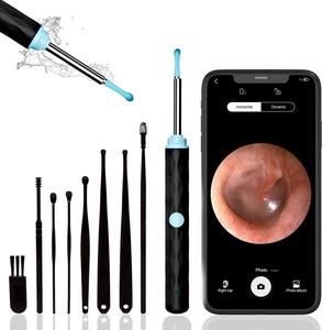 FONENYCA  New 1080P Camera, Ear Wax Removal Kit for iPhone, iPad, Android Phones Removal Tool Earwax Removal Storage Silicone ear picker with light  ear picks wax removal ear wax removal drops for kids