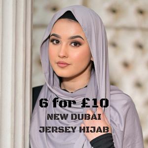 New Dubai Jersey Hijab - Soft, Breathable, Comfortable, Machine Washable