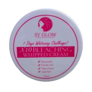 SY Glow Bleaching Whipped Cream 250ml Exfoliant Comfort Body Care Wash off Cream