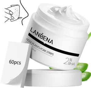 LANBENA Blackhead Nasal Mask with 60 Sheets Tear-Off Nasal Strips.