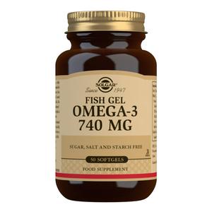 Solgar Fish Gel Omega-3 740mg 50 softgels
