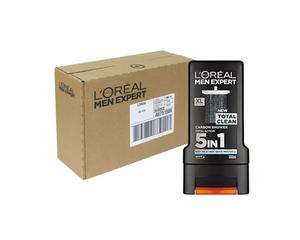 L'Oreal Men Expert 5in1 Total Clean Shower Gel - Refresh, Invigorate And Nourish; 300ML Case Of 6