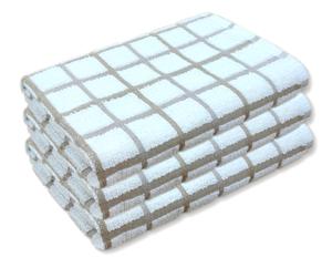 A&B TRADERS - Tea Towels Sets - Premium Quality Terry Tea Towels - 20/D Ring Spun Yarn - Highly Absorbent Super Soft Kitchen Hand Towels Long-lasting Washable Reusable Cleaning