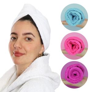 Refresh 3 Pack Hair Towel Wrap for Women, Soft and Absorbent Personal Traditional microfiber towel hair  drying  towel Microfibre