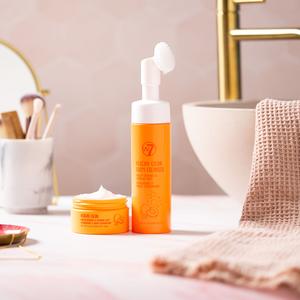 W7 Peachy Skin Bundle - Facial Skincare Cleansing Duo - Cleanser Foam