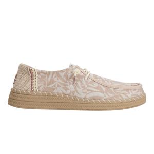HEYDUDE - Wendy Espadrille Retro Palm, Women Slip-On shoes, Pale Pink/White