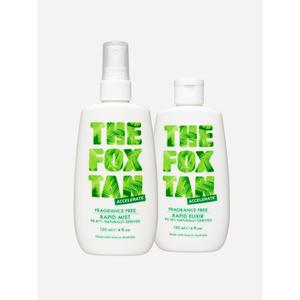The Fox Tan Fragrance Free Originals Bundle - Rapid Elixir & Rapid Mist (Pack of 2)
